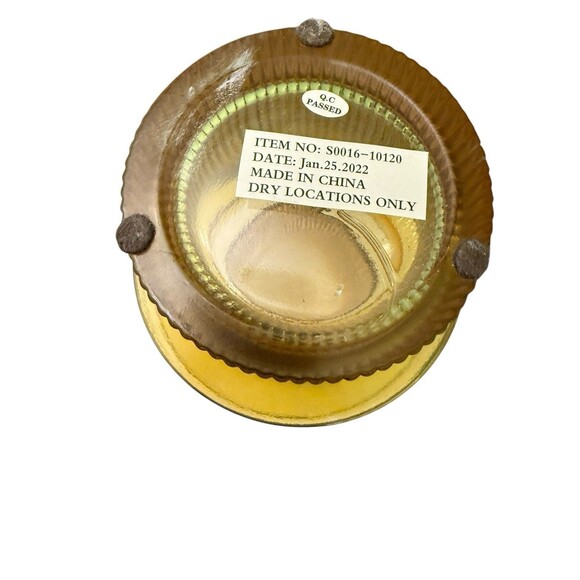 ELK Home Cenon Large Glass Vase In Translucent Yellow 11” Tall - Picture 5 of 7